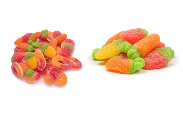 Jelly Candys Isolated White Background — Photo