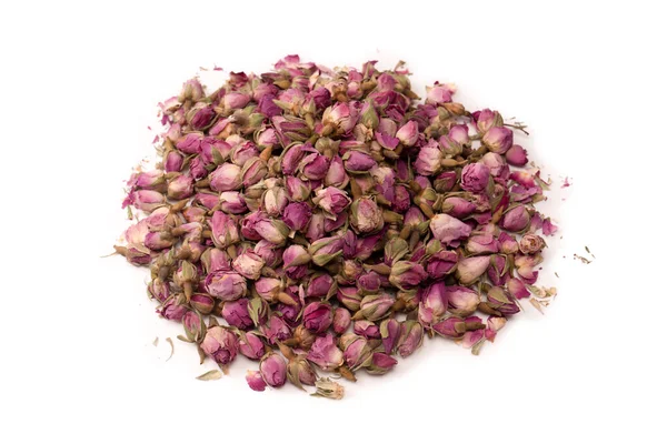 Dry Tea Roses Isolated White Background — Stock Photo, Image