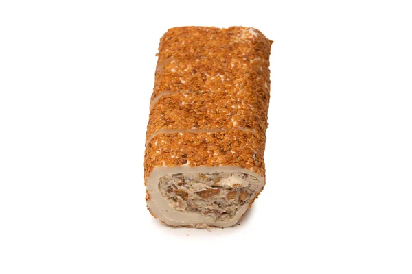 Zoete Broodjes Met Noten Turkse Zoetigheden Turkse Rahat Geïsoleerd Een — Stockfoto