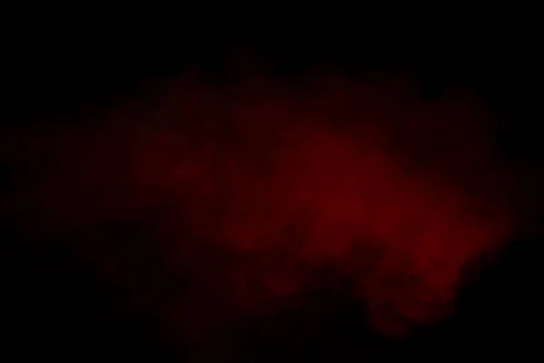 Siyah Arka Planda Turuncu Kırmızı Buhar Boşluğu Kopyala — Stok fotoğraf