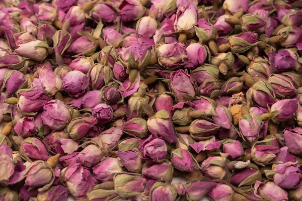 Розы Сухого Чая Изолированы Белом Фоне — стоковое фото