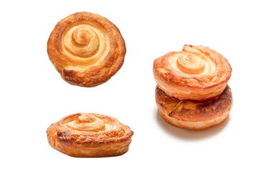 Beyaz arka planda izole edilmiş nefis bir nefes. Üst görünüm. 