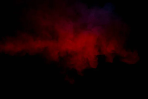 Оранжевый Красный Пар Черном Фоне Копирование Пространства — стоковое фото