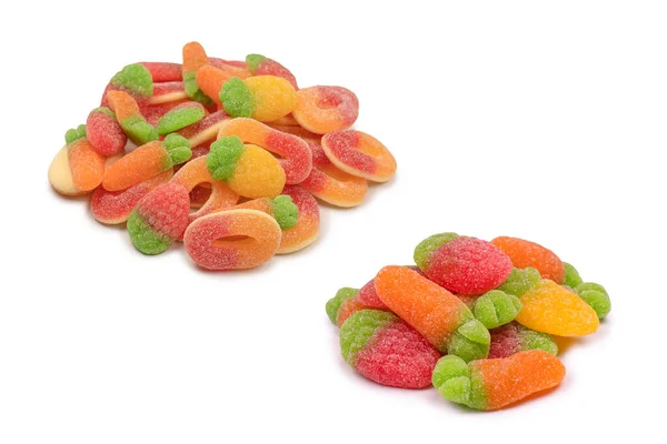 Jelly Candys Isolated White Background — Stock Photo, Image