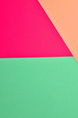 Turuncu, kırmızı, yeşil renkli arka plan. Metin veya tasarım için boşluk.