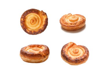 Beyaz arka planda izole edilmiş nefis bir nefes. Üst görünüm. 