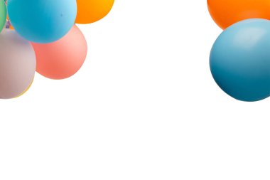 A Ballon isolated on a white background. Copy space. 