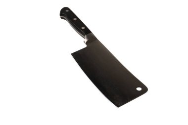 Beyaz bir arka plan üzerinde izole bir bıçak. 