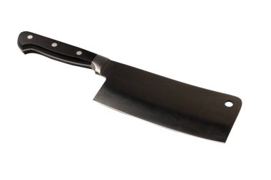 Beyaz bir arka plan üzerinde izole bir bıçak. 