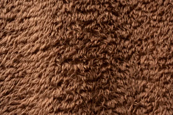 背景としての茶色の毛皮のテクスチャ — ストック写真