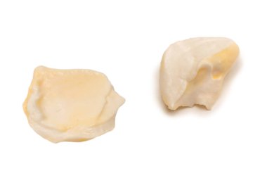 Beyaz arkaplanda izole edilmiş beyaz sos.. 