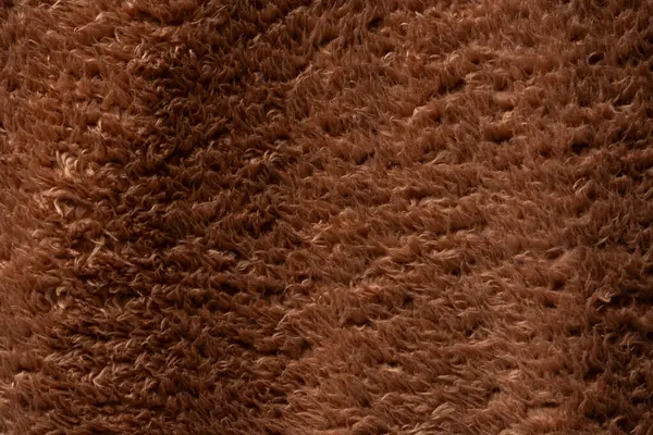 背景としての茶色の毛皮のテクスチャ — ストック写真