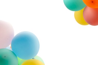 A Ballon isolated on a white background. Copy space. 