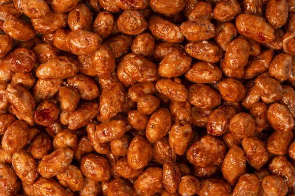 stock image Tasty sweet roasted peanuts as a background. 