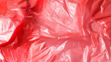 Plastik kırmızı arka plan. Üst görünüm.