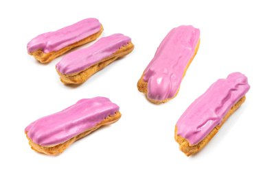 Beyaz arka planda taze ekinler izole edildi. Üst görünüm. 