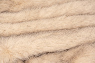 Arka plan olarak sahte kürk dokusu, üst görünüm.