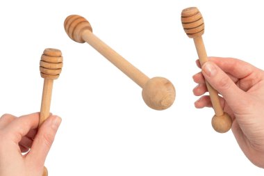 Beyaz bir arka planda elde izole edilmiş bir kadın.. 