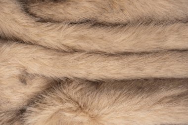 Arka plan olarak sahte kürk dokusu, üst görünüm.