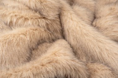 Arka plan olarak sahte kürk dokusu, üst görünüm.