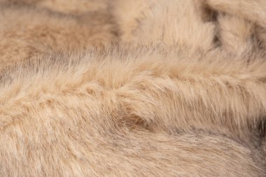 Arka plan olarak sahte kürk dokusu, üst görünüm.