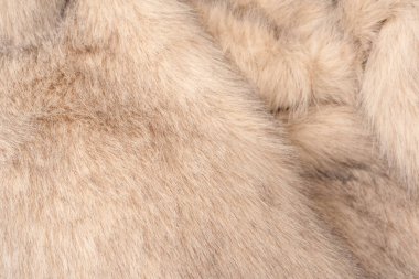 Arka plan olarak sahte kürk dokusu, üst görünüm.