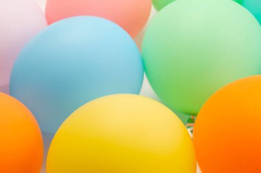 A Ballon isolated on a white background. Copy space. 