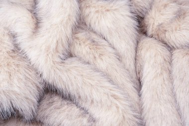 Arka plan olarak sahte kürk dokusu, üst görünüm.