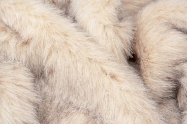 Arka plan olarak sahte kürk dokusu, üst görünüm.