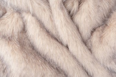 Arka plan olarak sahte kürk dokusu, üst görünüm.