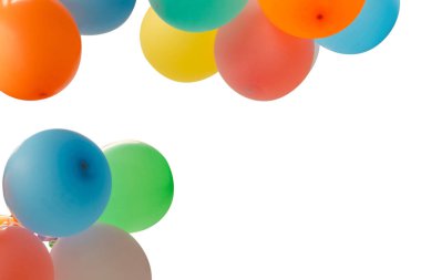 A Ballon isolated on a white background. Copy space. 