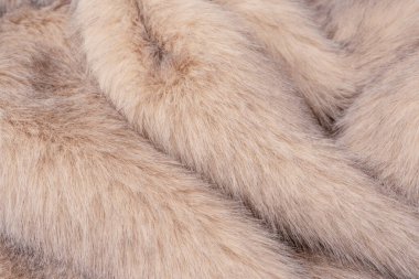 Arka plan olarak sahte kürk dokusu, üst görünüm.