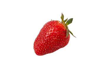 Çilekli. Beyaz arka planda izole edilmiş taze böğürtlen grubu. 