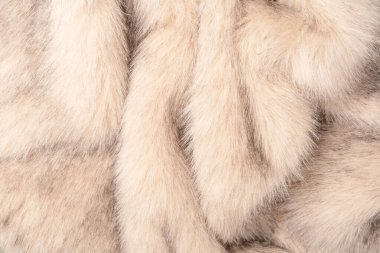 Arka plan olarak sahte kürk dokusu, üst görünüm.