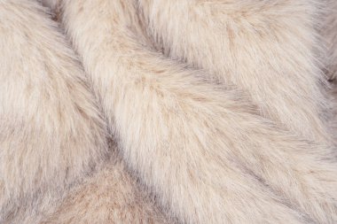 Arka plan olarak sahte kürk dokusu, üst görünüm.