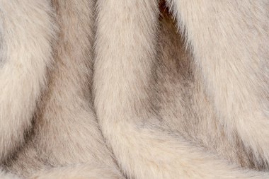 Arka plan olarak sahte kürk dokusu, üst görünüm.