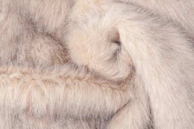 Arka plan olarak sahte kürk dokusu, üst görünüm.