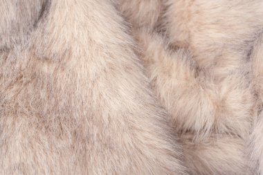 Arka plan olarak sahte kürk dokusu, üst görünüm.