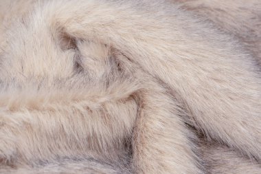 Arka plan olarak sahte kürk dokusu, üst görünüm.