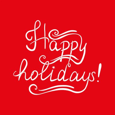 Kaligrafi kartın kutlu olsun. Vektör illüstrasyonu