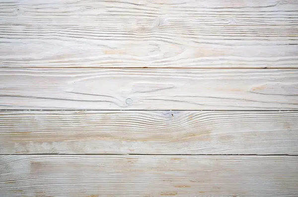 Weißer Hölzerner Strukturierter Hintergrund Aus Flach Gelegten Planken Mit Verwitterter — Stockfoto