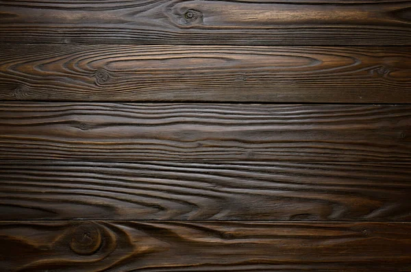 Natuurlijke Donkere Houten Textuur Achtergrond Van Vlakke Planken Met Verweerde — Stockfoto