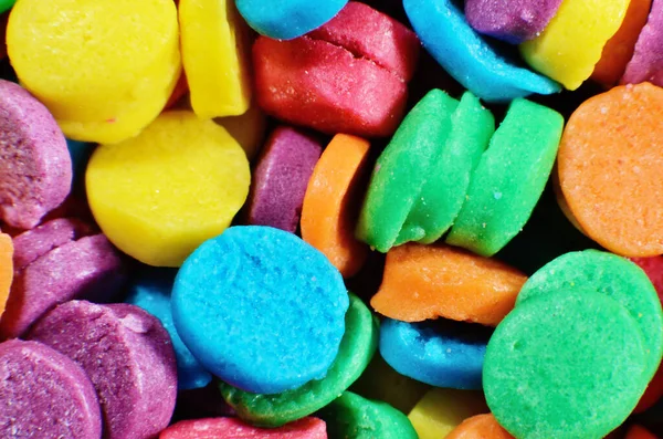 Çok Renkli Sprinkles Makro Arka Plan Fotoğraf — Stok fotoğraf