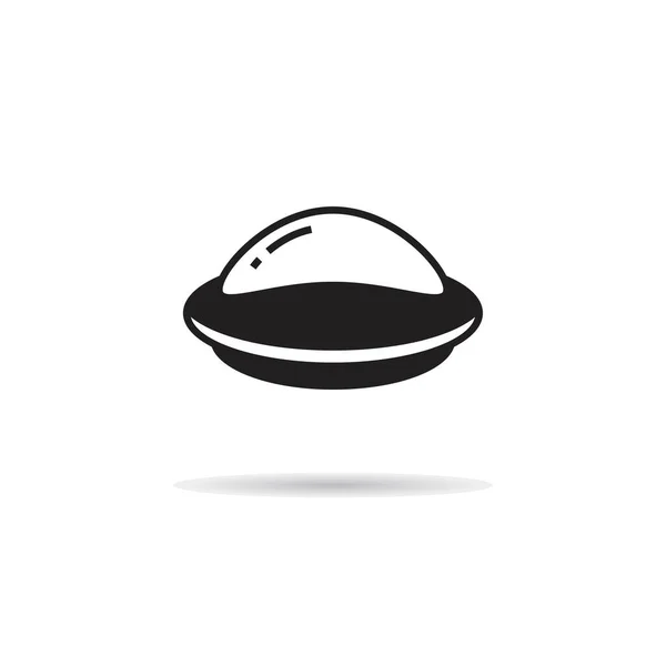Icône Ufo Sur Fond Blanc — Image vectorielle