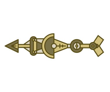 Ok silahı buhar punk tarzı