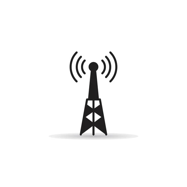Radio Mast Network Tower Icon — 스톡 벡터