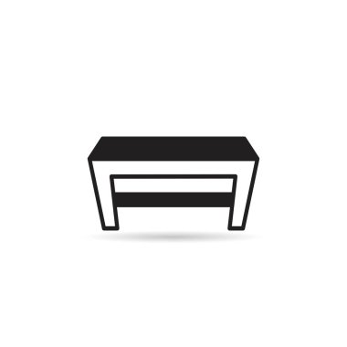 Beyaz arkaplanda park bank simgesi