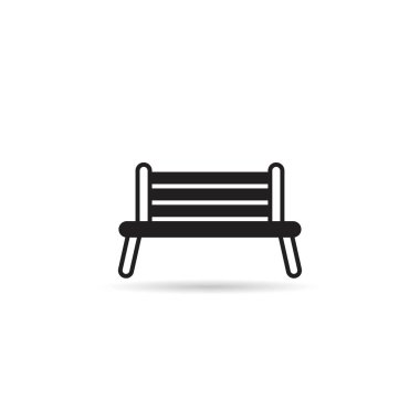 Beyaz arka planda tezgah simgesi