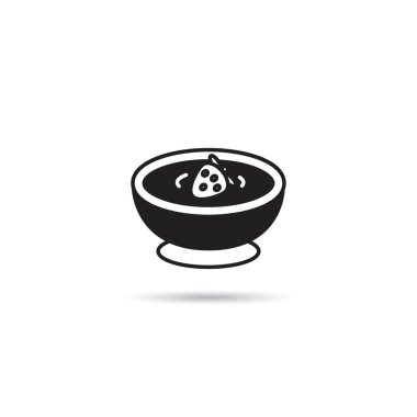 pasta ve tatlı vektör illüstrasyonu