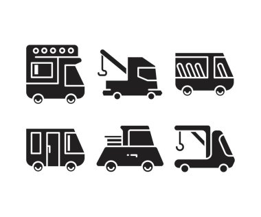 araba ve ulaşım simgeleri ayarlandı